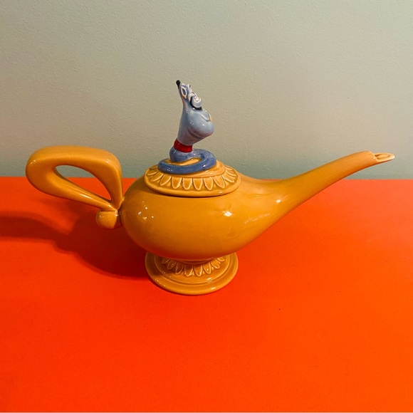 VTG Disneyland ALADDIN Genie and Lamp Teapot - MADE IN MEXICO - VERY RARE Disney - Picture 4 of 14
